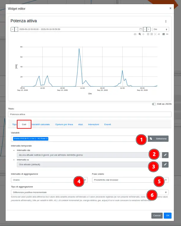 Common Data tab settings Common Data tab settings