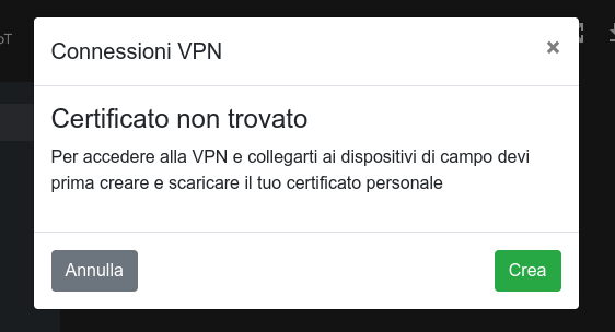 Certificate creation